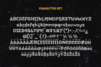 Blocky Brush Font