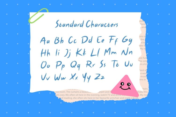 Handwritten Market Font