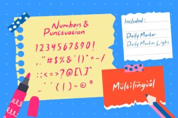 Handwritten Market Font