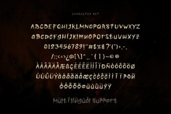 Horror Display Font