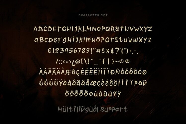 Horror Display Font