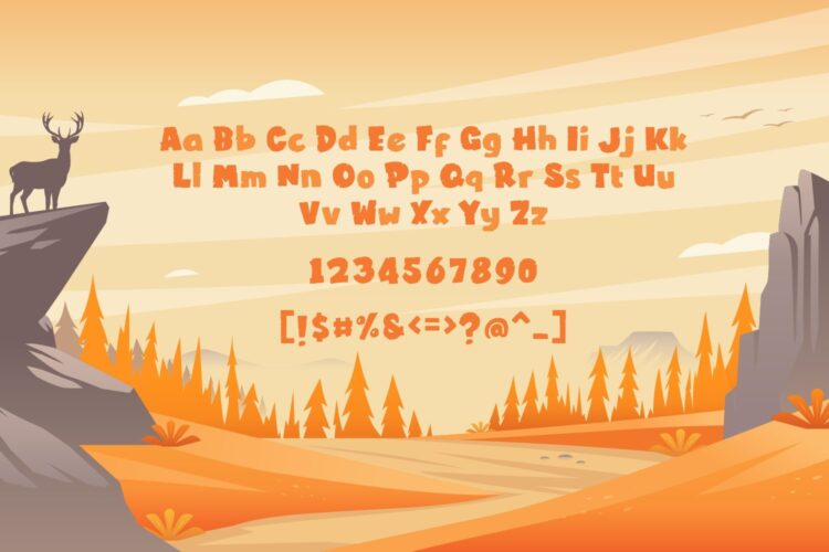 playful display font