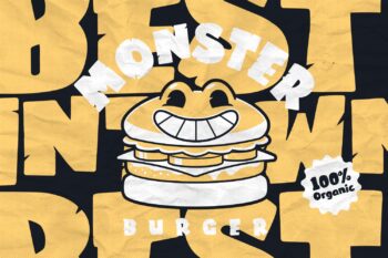 playful display font