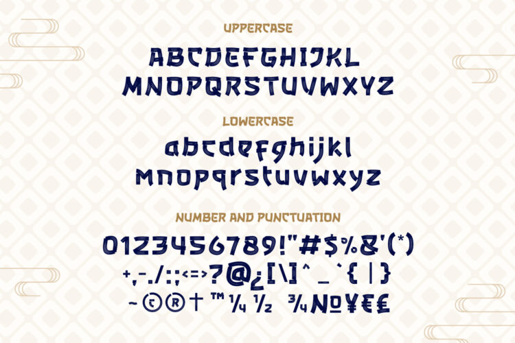 Bunkasai-japan-inspired-font