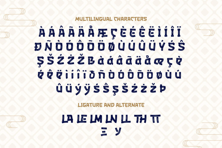 Bunkasai-japan-inspired-font